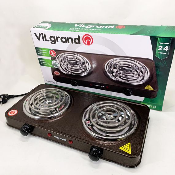 Настільна плита ViLgrand VHP132. Колір: коричневий | Зображення 6