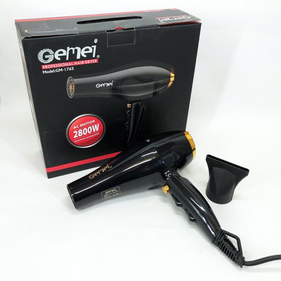 Функциональный профессиональный фен, Профессиональный фен оригинал для укладки волос салонный SD-69 | Зображення 3