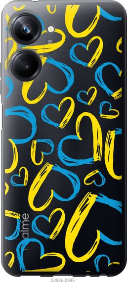 Чехол на Realme 10 Pro Сердца UA "5292u-2945-17620"