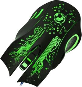 Ігрова дротова миша з регульованим DPI до 7200, RGB підсвічуванням, ергономічним дизайном XPRO X9 (lp-80556_239)
