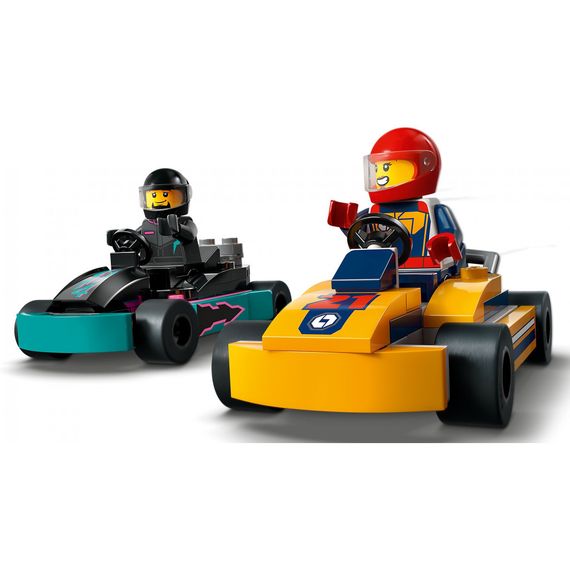 Конструктор LEGO City Картинг і гонщики 99 деталей (60400) | Зображення 4