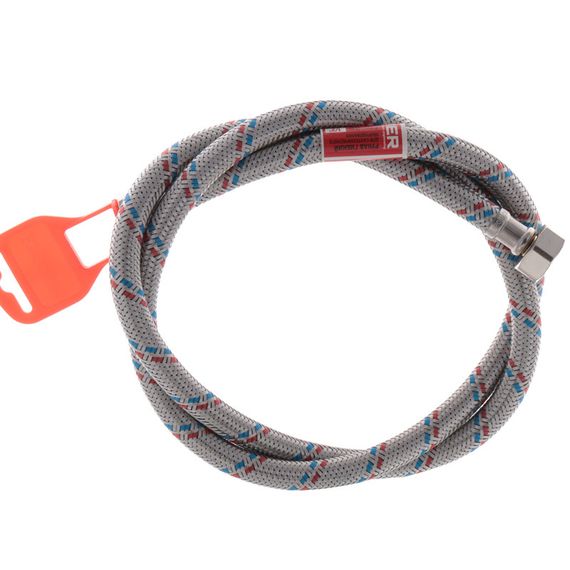 Гнучкий шланг для підключення води гайка 1/2'' - гайка 1/2'' (120 см) Koer (KR0258) | Зображення 2