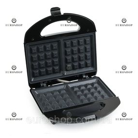 Вафельница Domotec MS-7705, 1000 Вт, вафельница бельгийские вафли