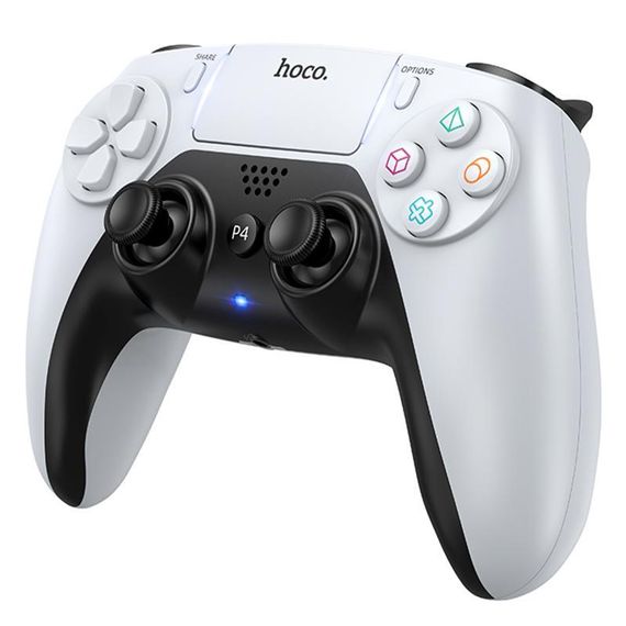 Ігровий джойстик геймпад Hoco GA1 Phoenix for PS4 White