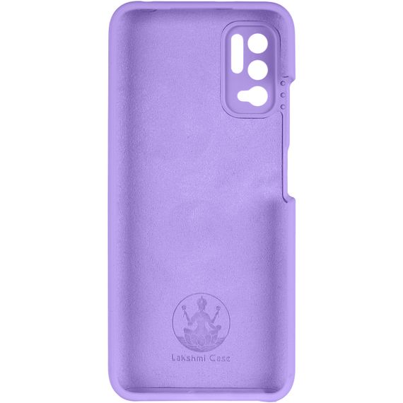 Чохол Silicone Cover Lakshmi Full Camera (AAA) для Xiaomi Redmi Note 10 5G Бузковий / Dasheen | Зображення 2