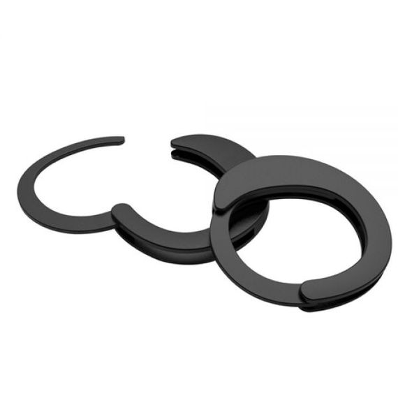 Наручники Розбірні Premium Metal Romfun, Matte Black, Чёрный матовый, Універсальний | Зображення 4