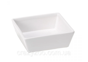 Миска для собак та котів Ferplast Altair 14 керамічна біла 14x14x5 см 500 мл 71099311