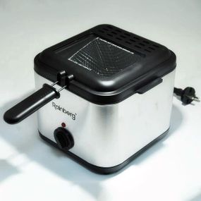 Фритюрница для дома Rainberg RB-2219 с терморегулятором и съемной чашей электрофритюрница AM-597 мини