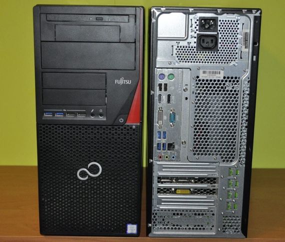 Комп'ютер Fujitsu Esprimo P756 E90 Tower / Intel Core i5-6500 (4 ядра по 3,2 - 3,6 ГГц) / 8 ГБ DDR4 / 160 ГБ HDD / nVidia GeForce GTX 745, 2 ГБ GDDR3, 128-біт / Windows 10 Pro б/в | Зображення 3