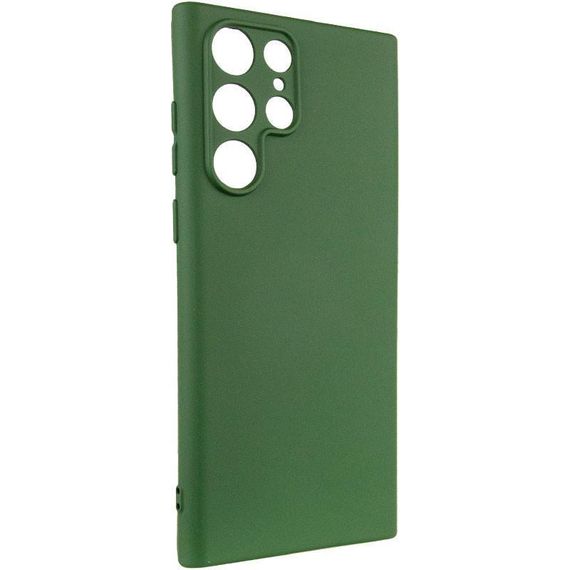 Чехол Silicone Cover Ummi Lakshmi Full Camera (AA) для Samsung Galaxy S23 Ultra Зеленый / Dark green | Зображення 2