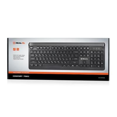 Клавиатура REAL-EL 7085 Comfort Black | Зображення 3