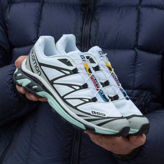 Демісезонні кросівки Salomon XT-6 Adv колір білий, чорний, синій | Зображення 7