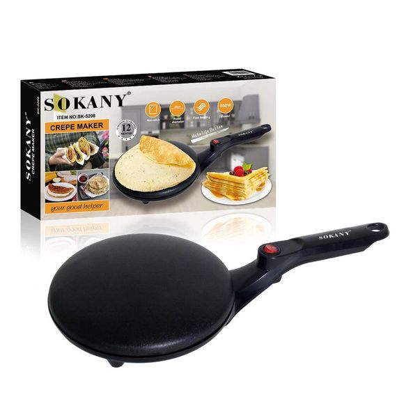 Електрична млинниця з антипригарним покриттям XPRO SK-5208 20 см 650 Вт (45432-SK-5208_347) | Зображення 6