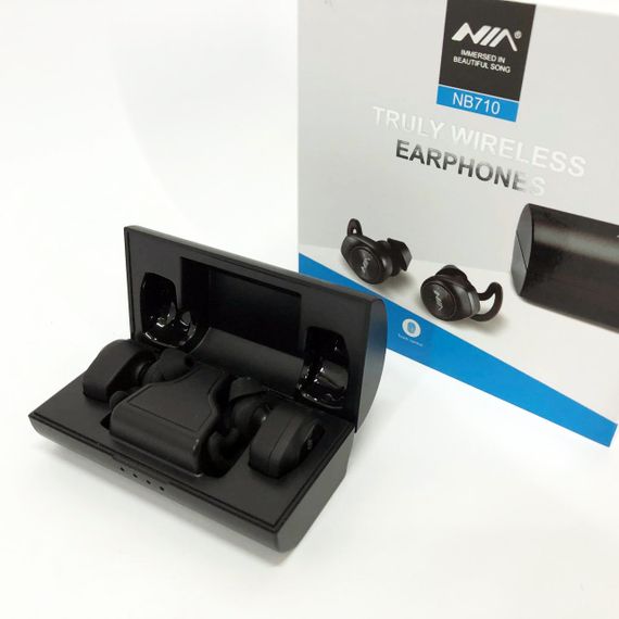 Гарні бездротові навушники Bluetooth, Бездротові блютуз навушники із зарядним боксом HR-45