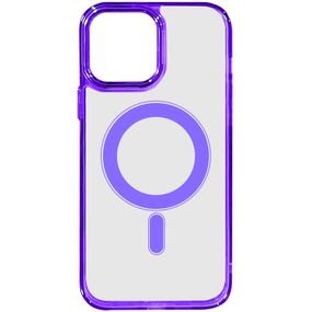 Чехол TPU Iris with MagSafe для Apple iPhone 13 (6.1") Фиолетовый