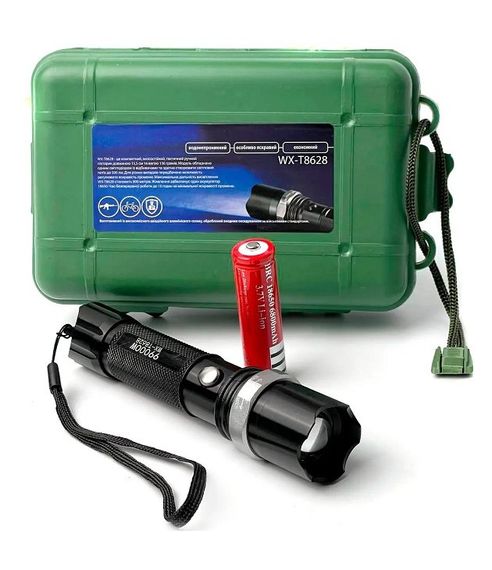 Фонарь тактический Wimpex WX-T8628 99000W аккумуляторный | Зображення 4