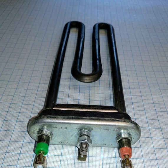 Тэн 1800w L-195 для стиральной машины Indesit, Ariston, без борта и без отверстия Thermowatt(Италия) | Зображення 6