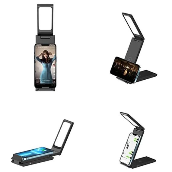 БЗП Usams US-CD181 15W 3in1 with Table Lamp Black | Зображення 6