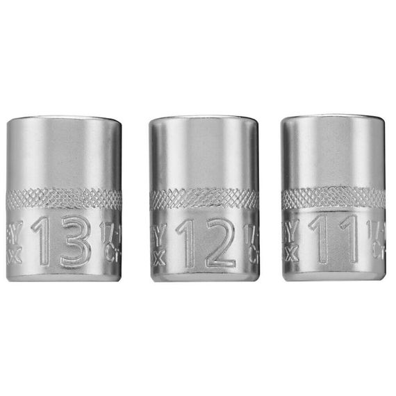 Набор торцевых головок 1/4 Maxi Drive, с шестигранным профилем, 3 шт: 11, 12, 13 мм. STANLEY FMMT17092-0 | Зображення 6
