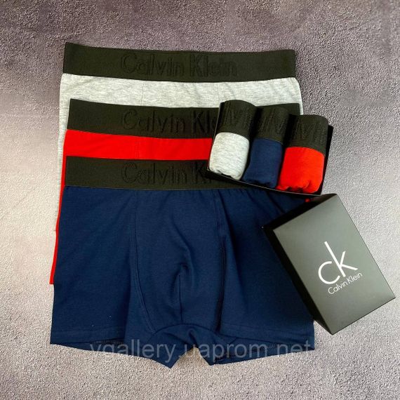 Трусы CK. Мужские трусы. Набор мужских трусов 3 штуки | Зображення 2