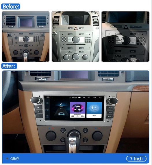 Штатна магнітола Opel Univer 8 IPS Android 12 XPRO 4+32GB-Carplay (42430-7032A-32GB_5803) | Зображення 4