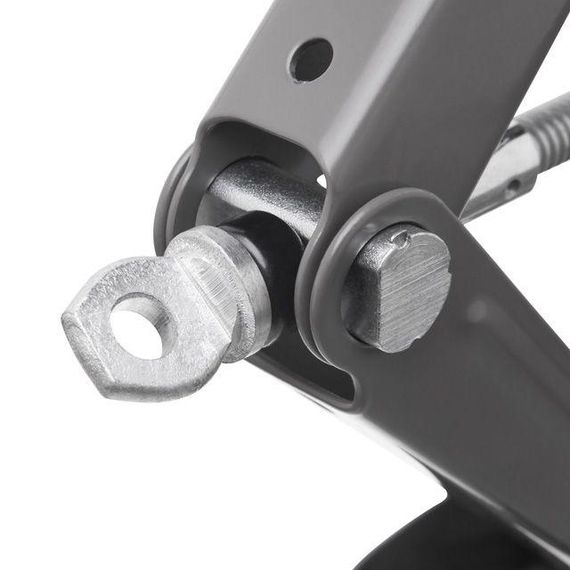 Домкрат механічний ромбоподібний 1т., гумовий упор., 92-340 мм INTERTOOL GT0180 | Зображення 5