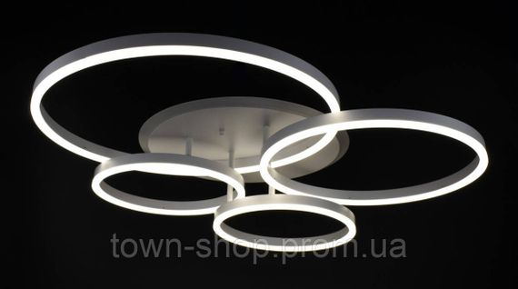Люстра потолочная LED с пультом A55021/4-RGB-wh Белый 12х69х79 см. | Зображення 3