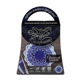 Комплект для творчества своими руками "Ажурная салфетка" SL-01-12