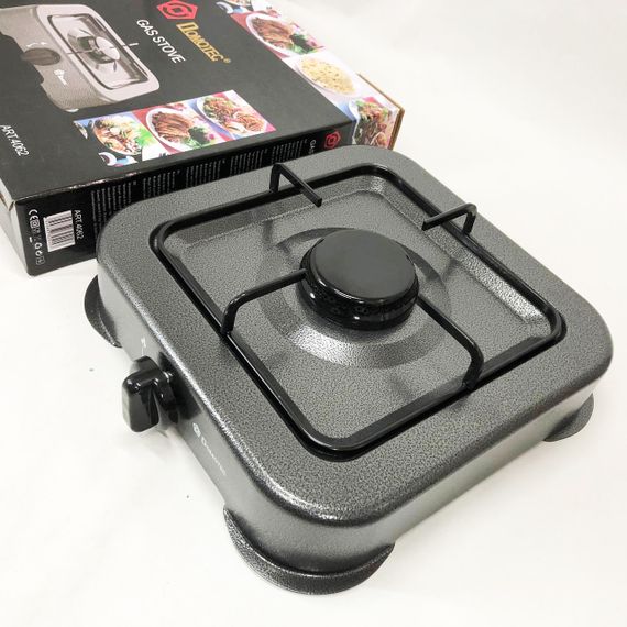 Газова плита DOMOTEC MS-6601 на 1 конфорку. Колір: сірий | Зображення 8