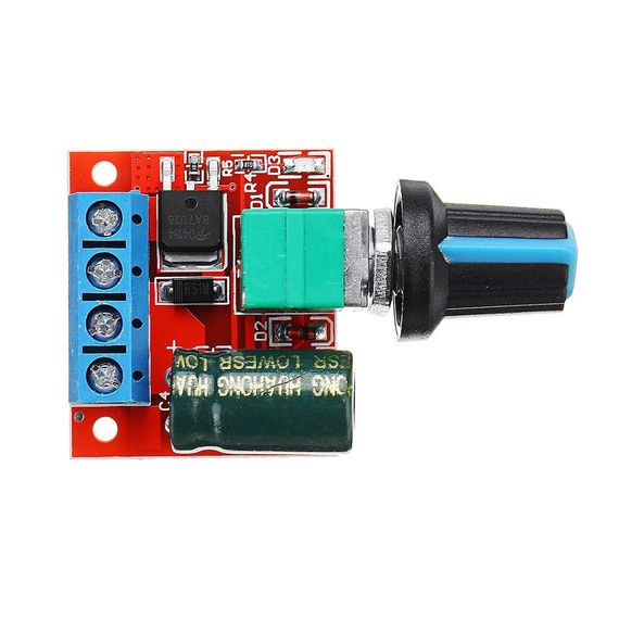 DC ШИМ регулятор оборотов двигателя DC 4.5V-35V 5А 20 кГц PWM | Зображення 5