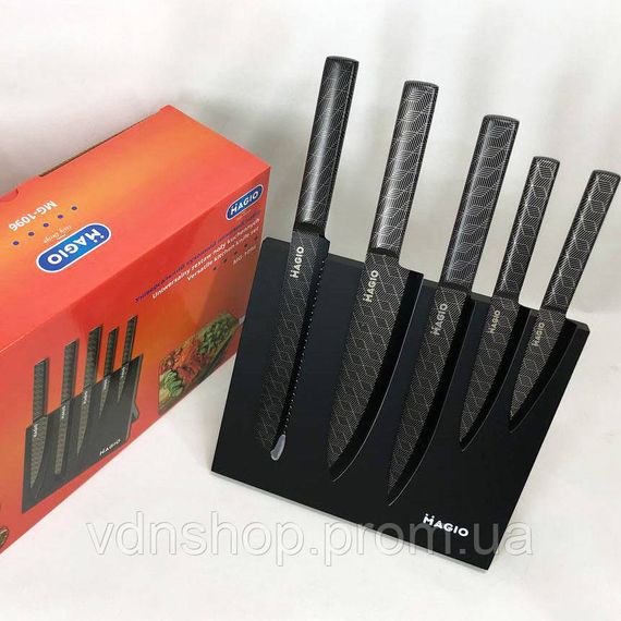 Набор ножей для приготовления пищи Magio, Набор ножей кухонных сталь, Кухонные ножи для готовки JV-34 | Зображення 3