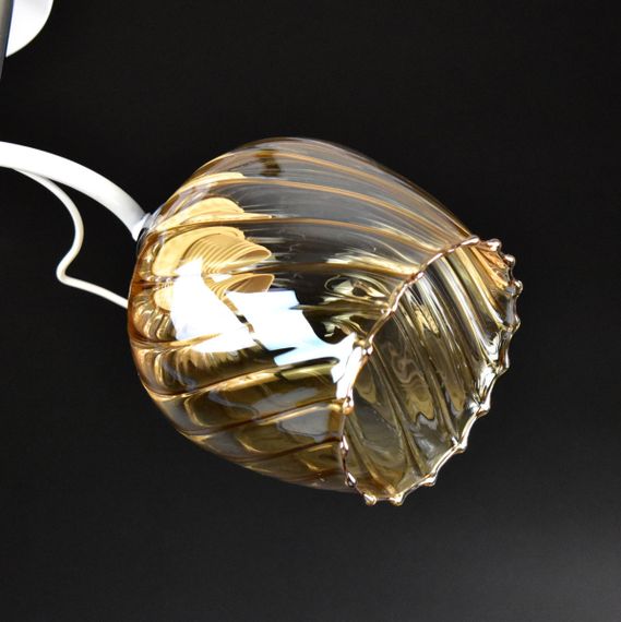 Люстра стельова на 2 лампочки 25824 Білий 25х19х50 см. | Зображення 1