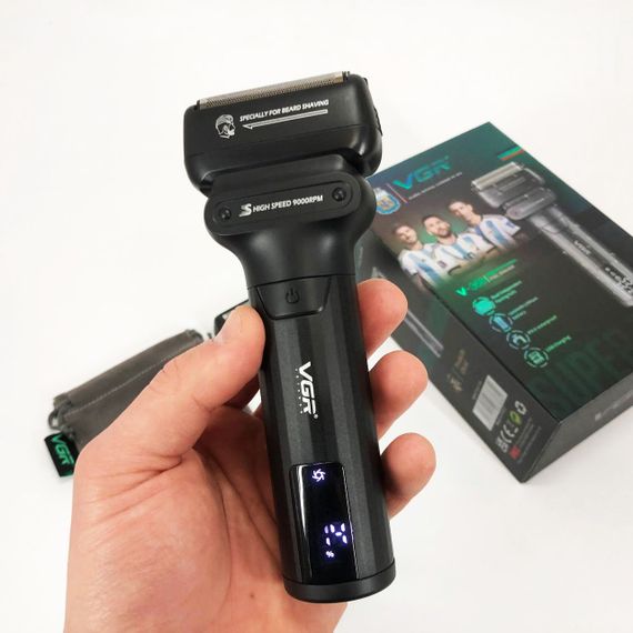 Електробритва для бороды VGR V-368, Бритва профессиональная для бритья, Профессиональная элетробритва NO-55 | Зображення 4