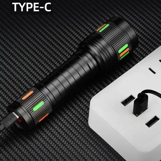 Ліхтарик 623-TG+COB, Переносний ручний потужний ліхтар, Портативний світлодіодний ліхтар із зарядкою | Зображення 3
