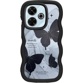 Чехол TPU Cloudy Pictures для Xiaomi Redmi 13 4G/5G / Poco M6 4G Butterflies