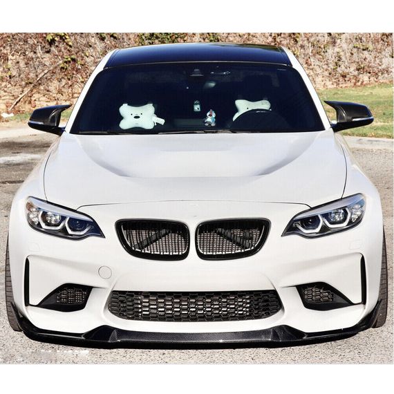 Накладка на передній бампер Карбон V7 (для F87) для BMW 2 серія F22/23 2014-2021 рр | Зображення 4