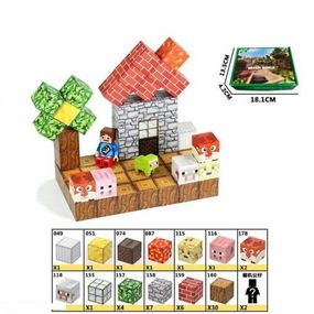 Конструктор магнитный "Майнкрафт/Minecraft", 59 дет