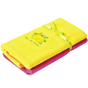 Набір рушників IDEIA 88018 Україна 40*70  махрове полотно Рожевий