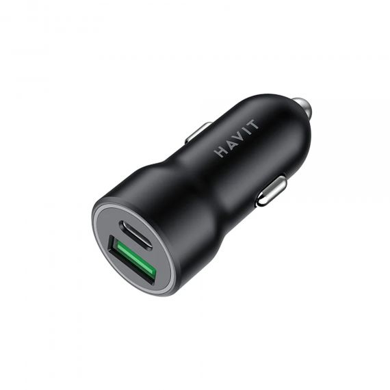 Автомобільний зарядний пристрій HAVIT HV-CC613 20W USB+USB-C | Зображення 6