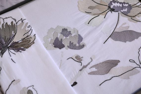 Постельное белье Altinbasak Nakisli Ranforse 200 х 220 см Lizay Puce | Зображення 6