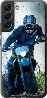 Чехол на Samsung Galaxy S22 Plus Мотокросс из силикона FCh_056917