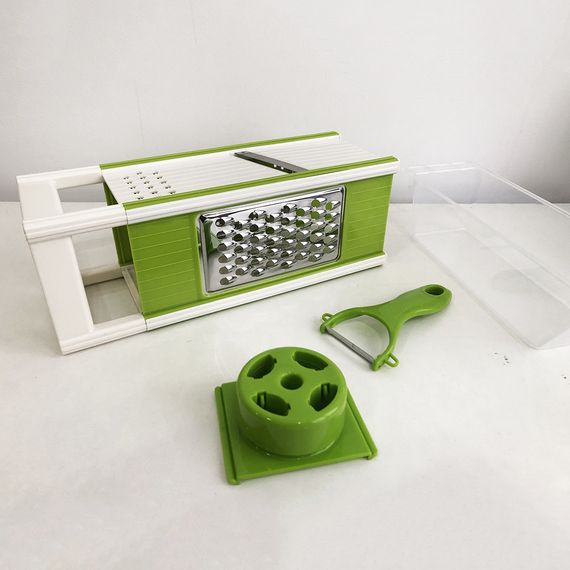 Тертка слайсер для овочів MULTI PURPOSE GRATER, Мультислайсер ручний, Терка-овочерізка BS-118 на присосці | Зображення 3