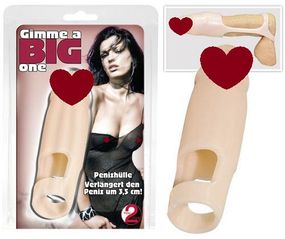 Насадка для подовження BIG GIMME (тілесна) Sex Aura