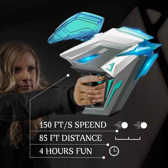 Пистолет на гидрогелевых шариках (орбизах) Gel Energy Space 001 Grey | Зображення 4