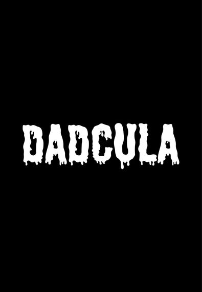 Футболка чоловіча чорна з принтом "Dadcula", XL | Зображення 1