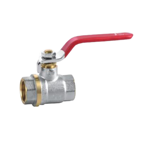 Кран шаровий для води d32мм 1 1/4" ручка/гайка/гайка FF Економ EuroAqua