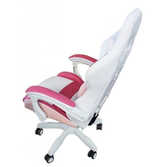 Кресло геймерское Bonro Lady 807 розово-белое игровое компьютерное 42300098 | Зображення 5