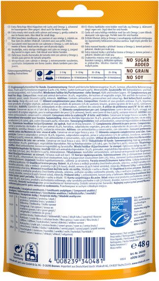 Ласощі для собак з лососем Vitakraft Bits Mini Salmon, 48 гр | Зображення 1