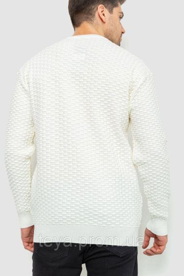 Светр чоловічий, колір молочний, розмір XXXL FA_008398 | Зображення 4