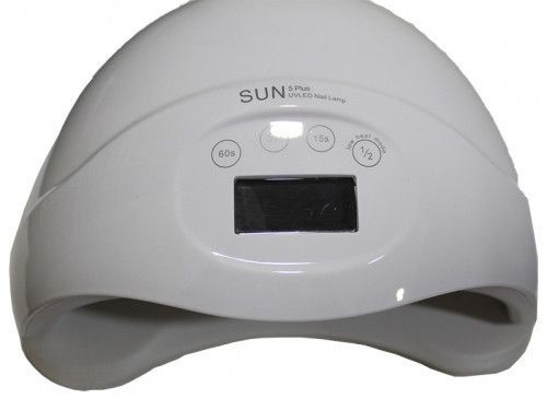 LED Лампа для манікюру SUN 5 48W+LCD для полімеризації сушки гелю та гель-лаків | Зображення 1